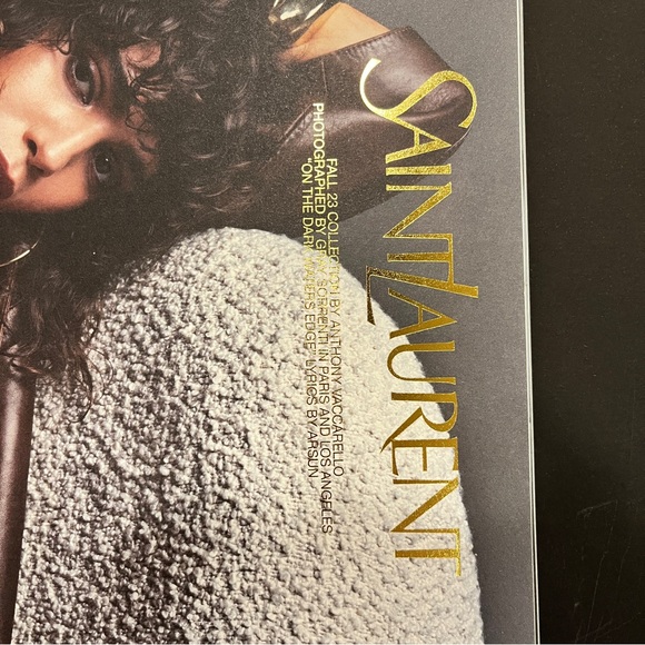 Saint Laurent Totebag in Fleece - Picture 10 of 11